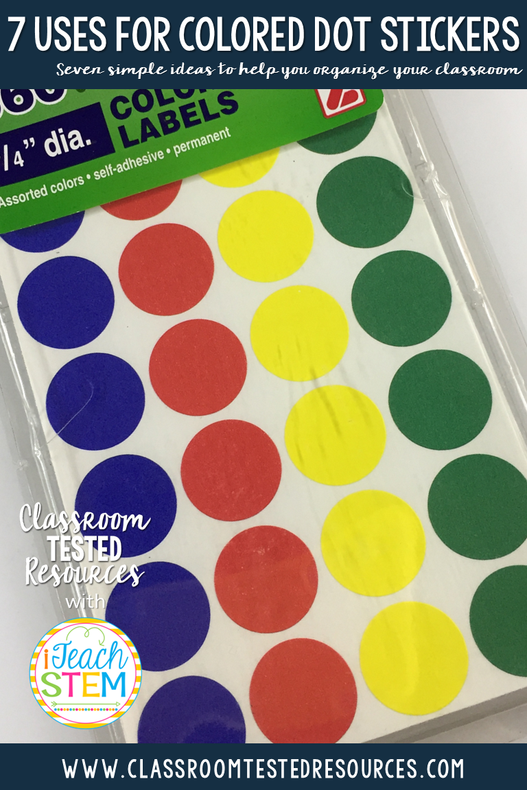 7 Uses for Colored Dot Stickers