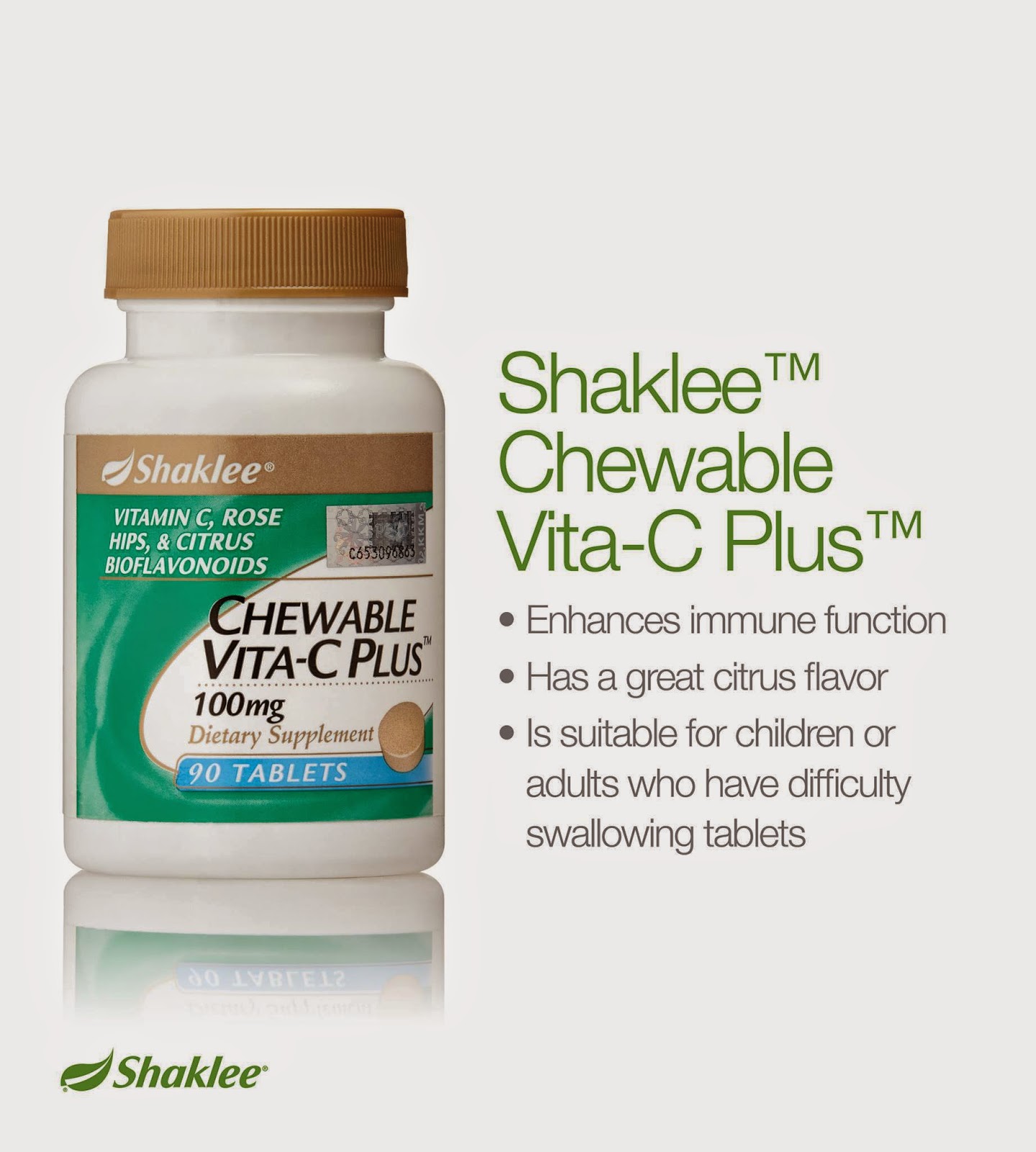Chewable Vita C Shaklee Bantu Kuatkan Sistem Imun Badan Anak