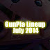 GunPla Lineup July 2014