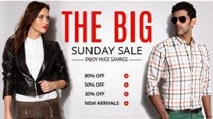 Clothing, Footwear & Accessories upto 85% off