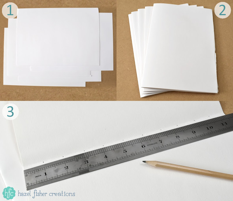How to Make You Own Sketchbook - learn this bookbinding technique to make sketchbooks, journals and notebooks! hazel fisher creations How to Make You Own Sketchbook - learn this bookbinding technique to make sketchbooks, journals and notebooks! hazel fisher creations