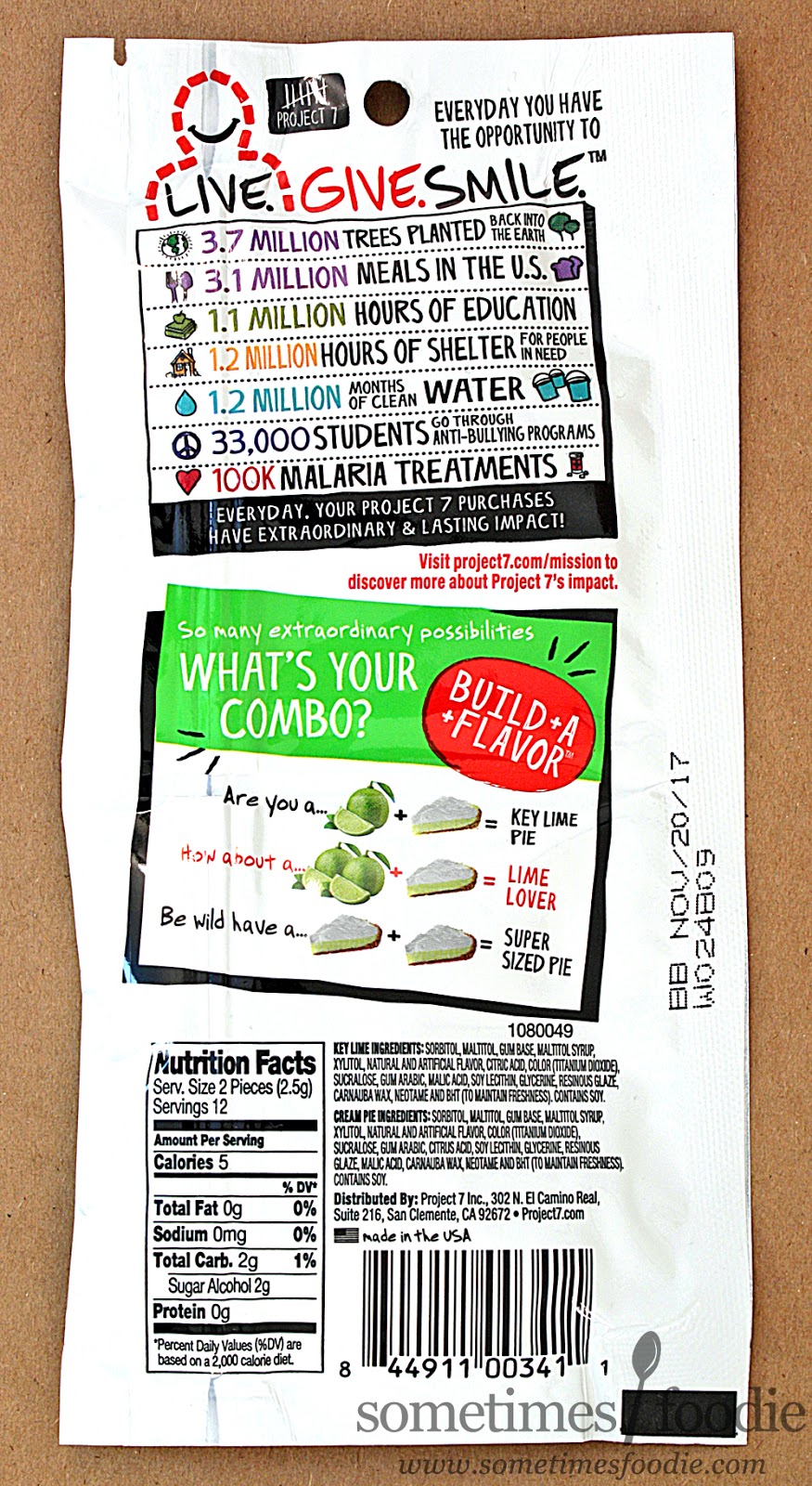 Sometimes Foodie Project 7 Key Lime Pie Build+A+Flavor Gum Target