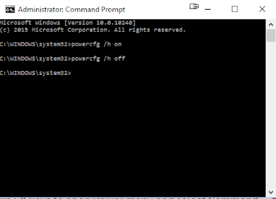 enable or disable Hibernate in Windows 10
