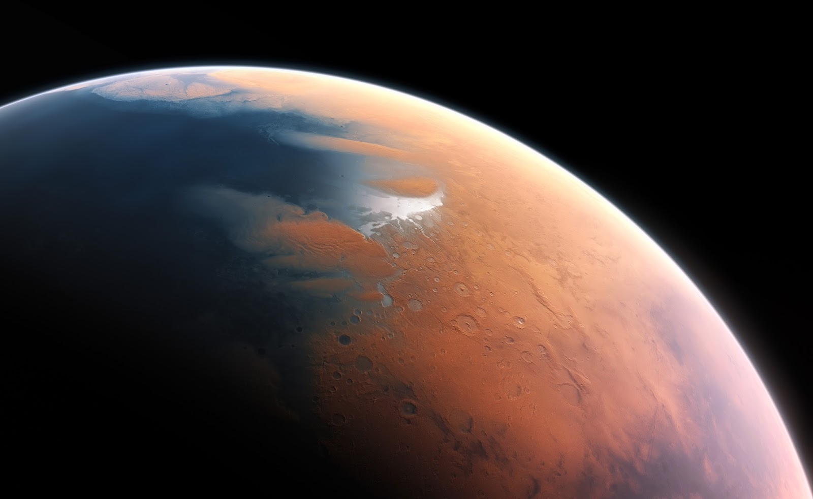 Mars four billion years ago The that Lost an Ocean’s Worth of