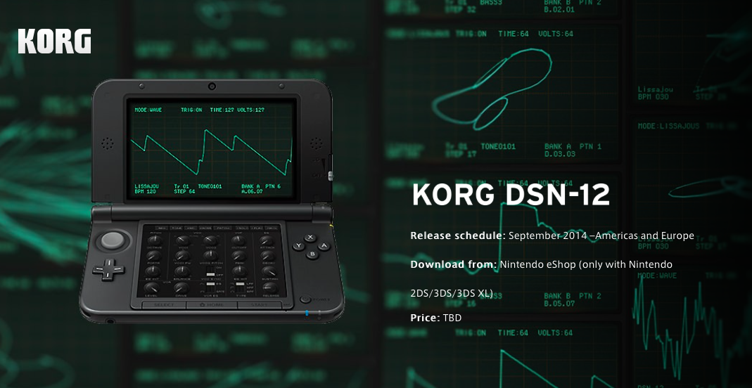 MATRIXSYNTH New DSN12 for Nintendo 3DS Featuring 12 Monophonic