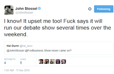 John Stossel Twitter fuck autocorrect