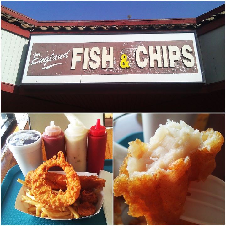 三言兩語難以描述的美國生活，我用美食來紀錄。 南加美食：England Fish & Chips Long Beach, CA