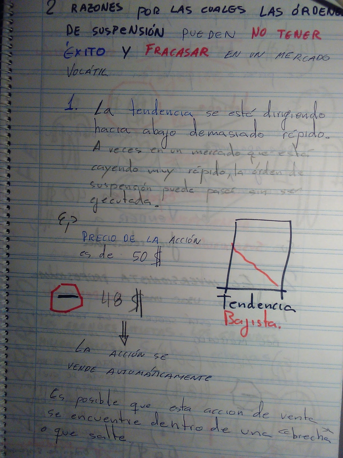 3. Órdenes de Suspensión. (Vocabulario de Seguros)