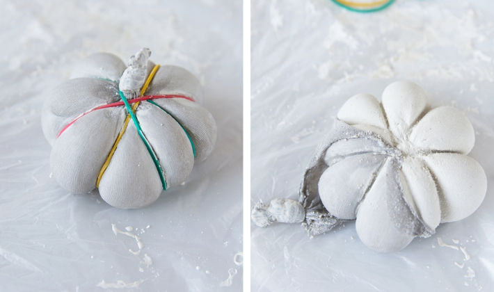 Diy portavelas en forma de calabaza