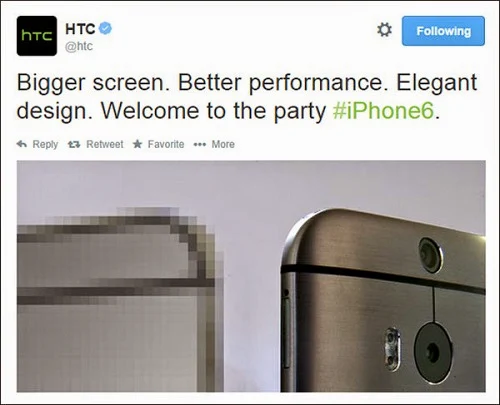 HTC ONE M8 - IPHONE 6