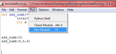 Mamstricks Python: python 3.4.2 part 10 Add two numbers using def function