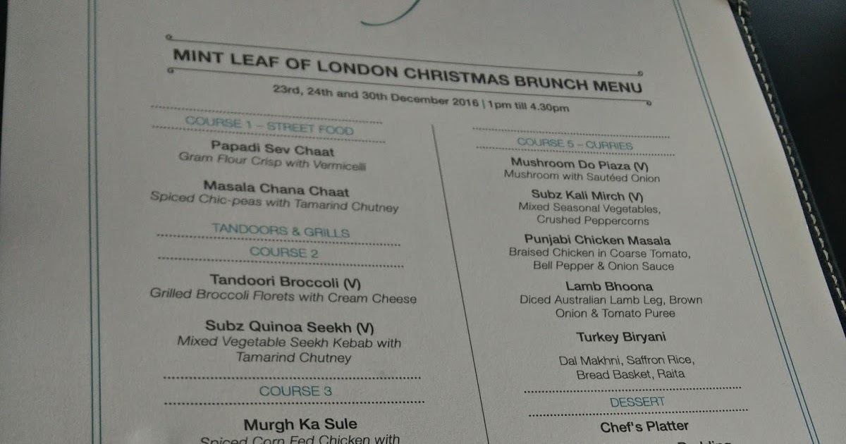 Gastro Mallu Mint Leaf of London Dubai