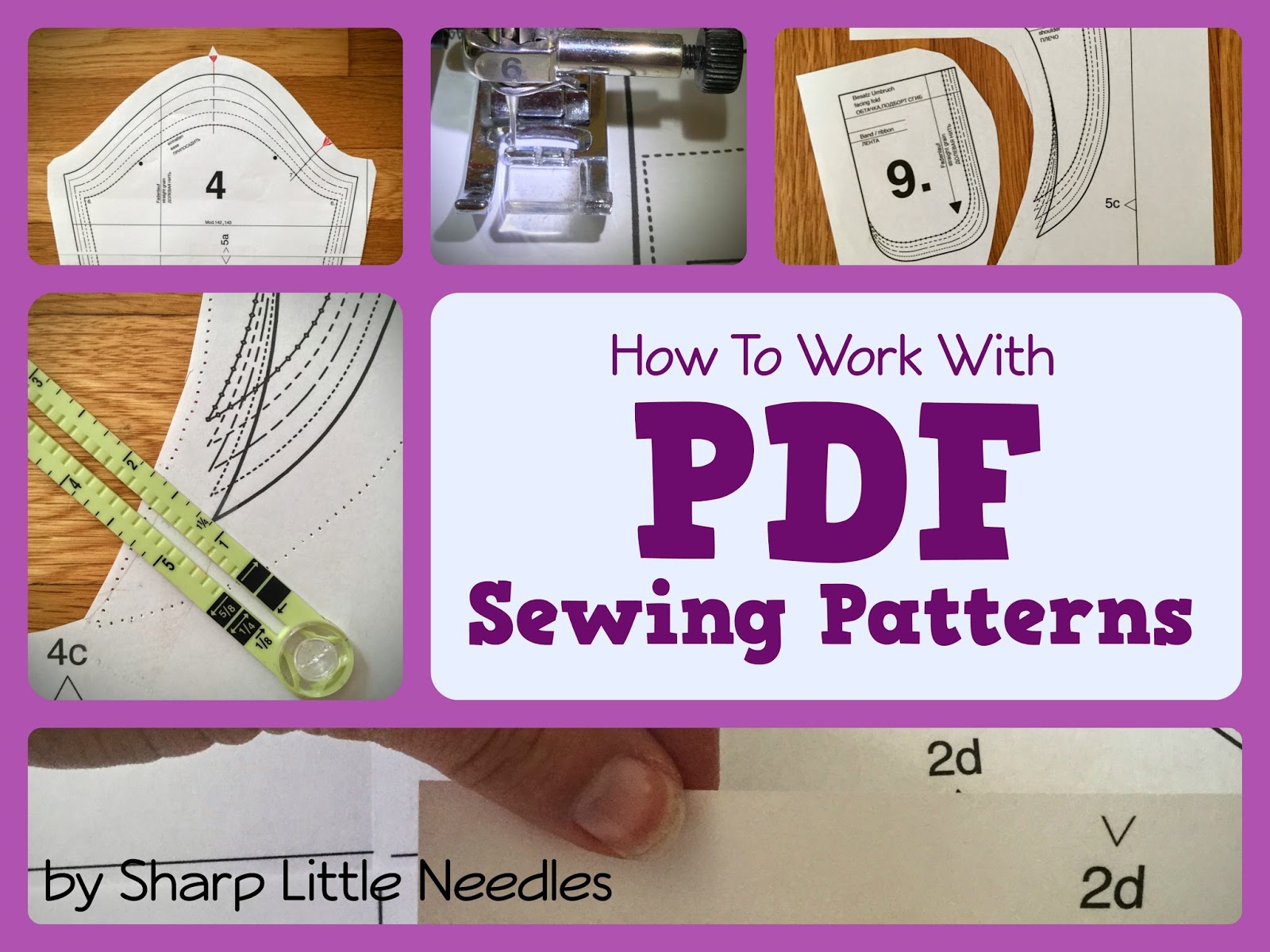 Sharp Little Needles Tutorial PDF patterns (Part 1 printing