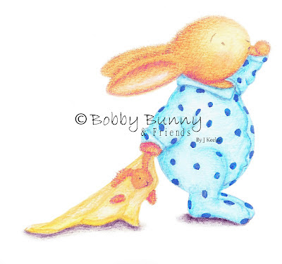Reworked Bobby Bunny Sleepy Bun Image - Copyright Bobby Bunny & Friends - By Jennifer Keelan Illustration 2012