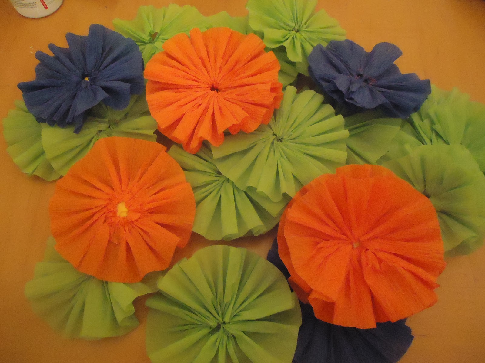 Frugal Home Design Crepe Paper Rosettes Tutorial