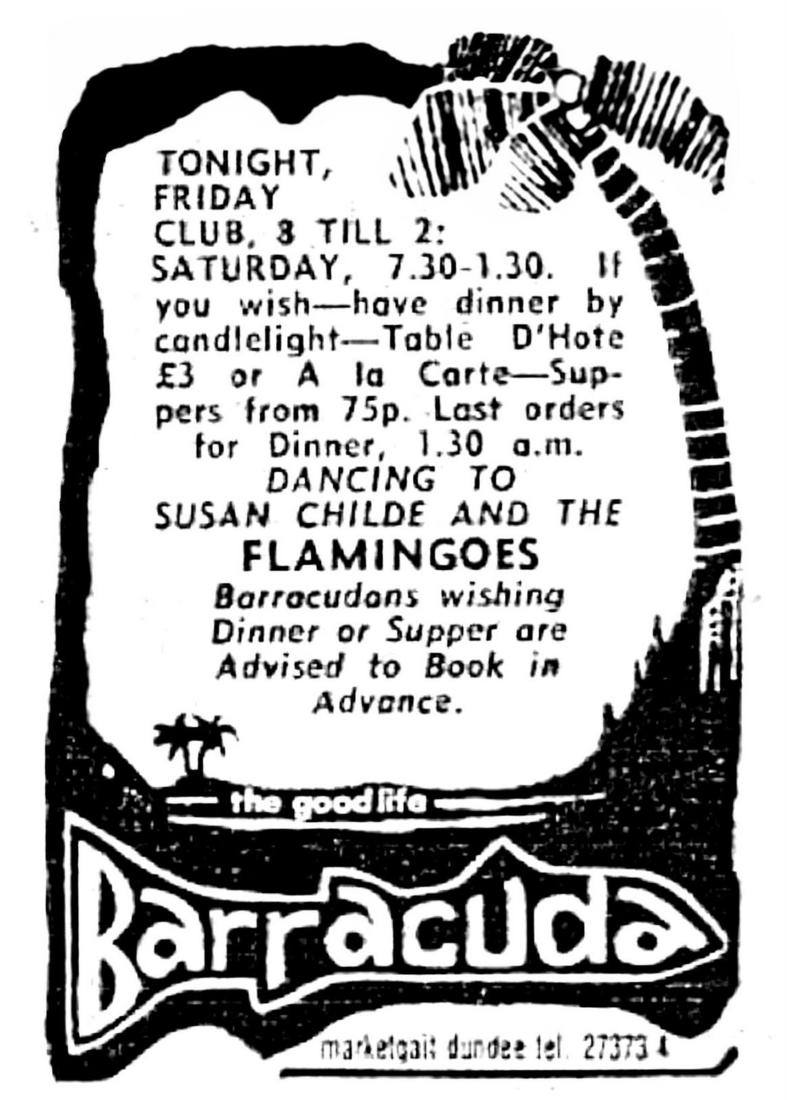 RETRO DUNDEE THE BARRACUDA GOOD LIFE 70'S