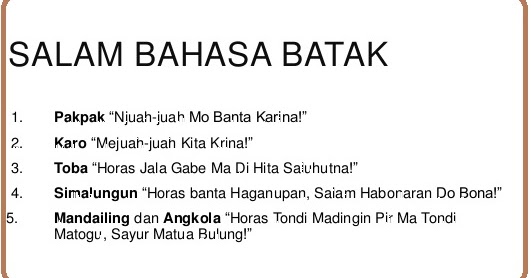 Update Viral Terkini 2019 Belajar Bahasa Batak Pakpak