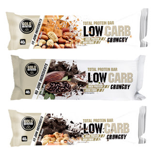  Total Protein Bar Low Carb Crunchy Gold Nutrition