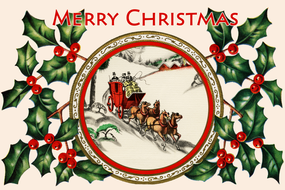 Anne's Creative Cornucopia: "Merry Christmas" - Postcard