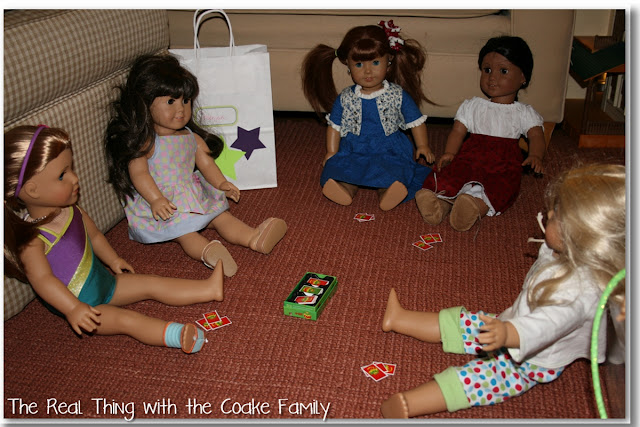 Easy and fun American Girl party with a McKenna (2012 doll of the year) theme. #BirthdayParty #AmericanGirlDoll #McKenna