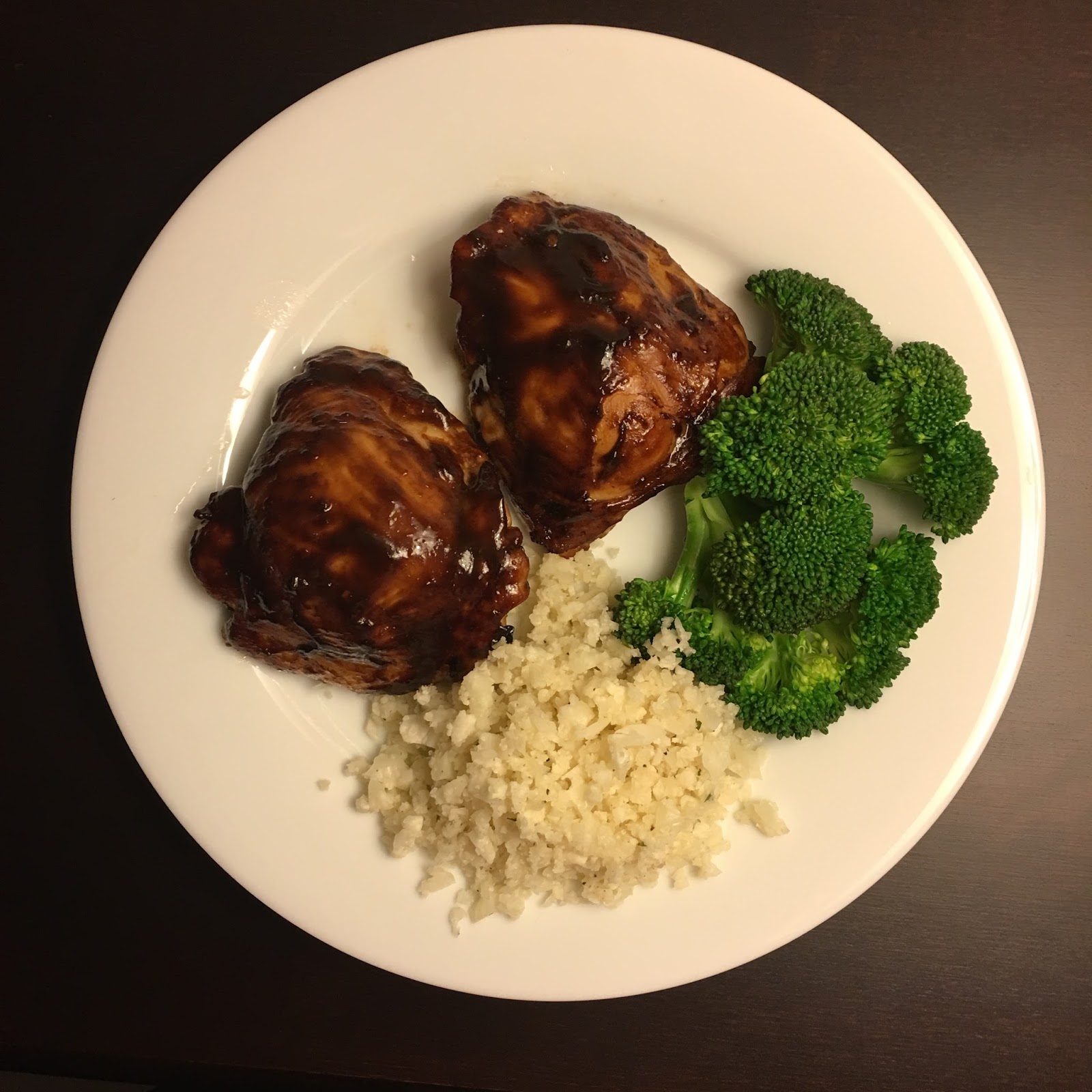 Sticky SoyHoisin Chicken Thighs