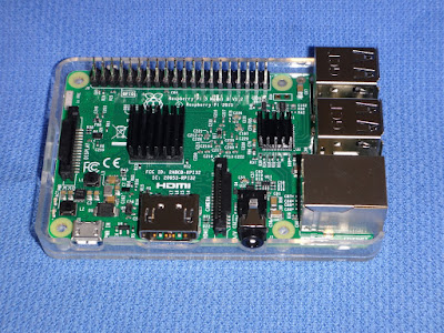 Raspberry Pi 3 Model B with heatsink