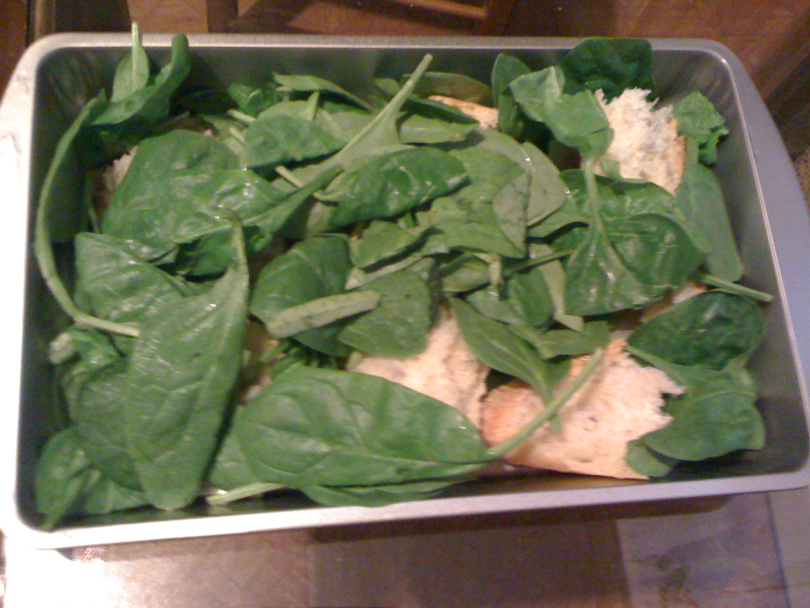AfroVeganChick Vegan Spinach, Tomato, And Tofu Bread Pudding