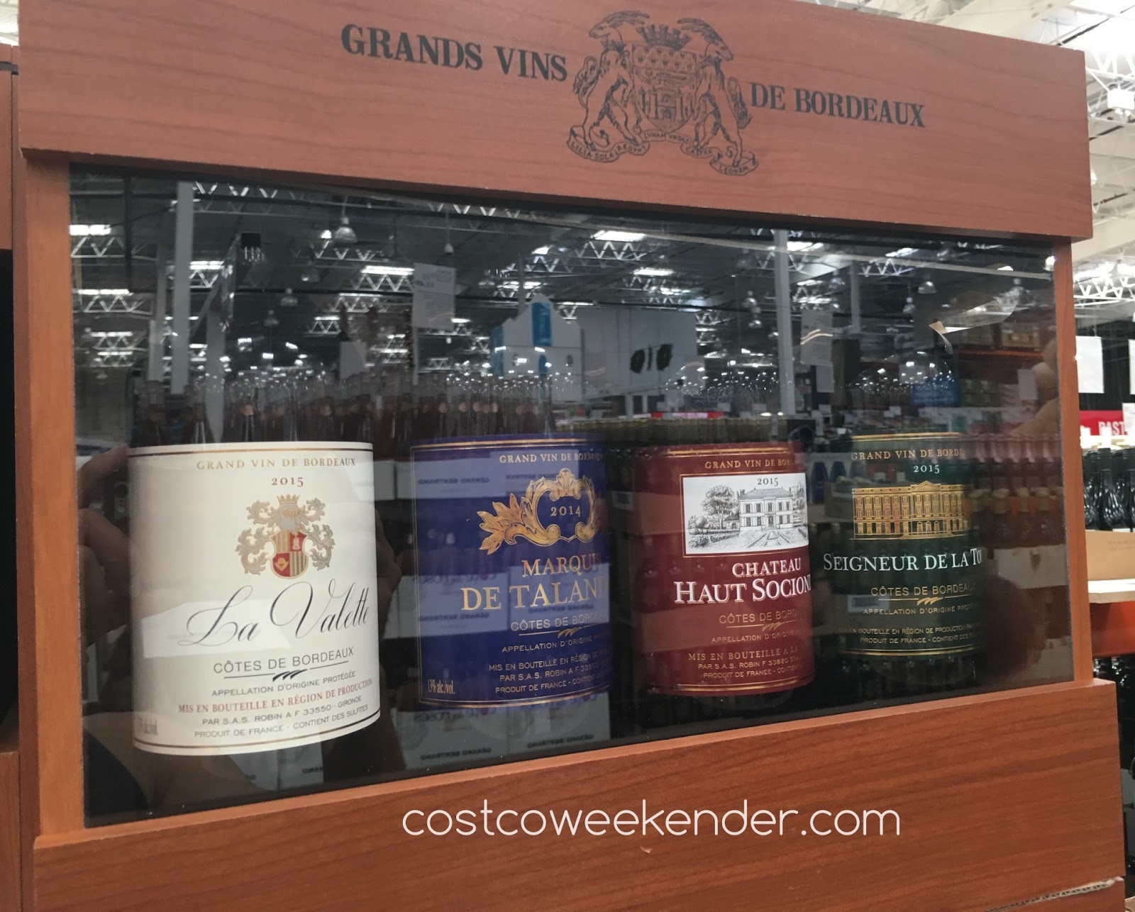 Grands Vins de Bordeaux Wine Collection (box of 4) Costco Weekender