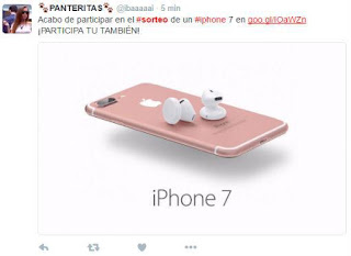 El falso sorteo del iPhone 7 que puede arruinar tu vida