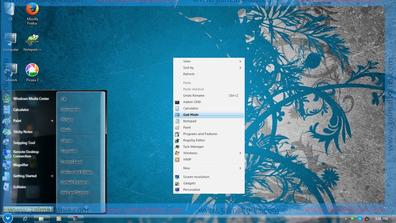 تحميل ويندوز 7 المعدل بشكل رائع – Windows 7 Glorious Edition