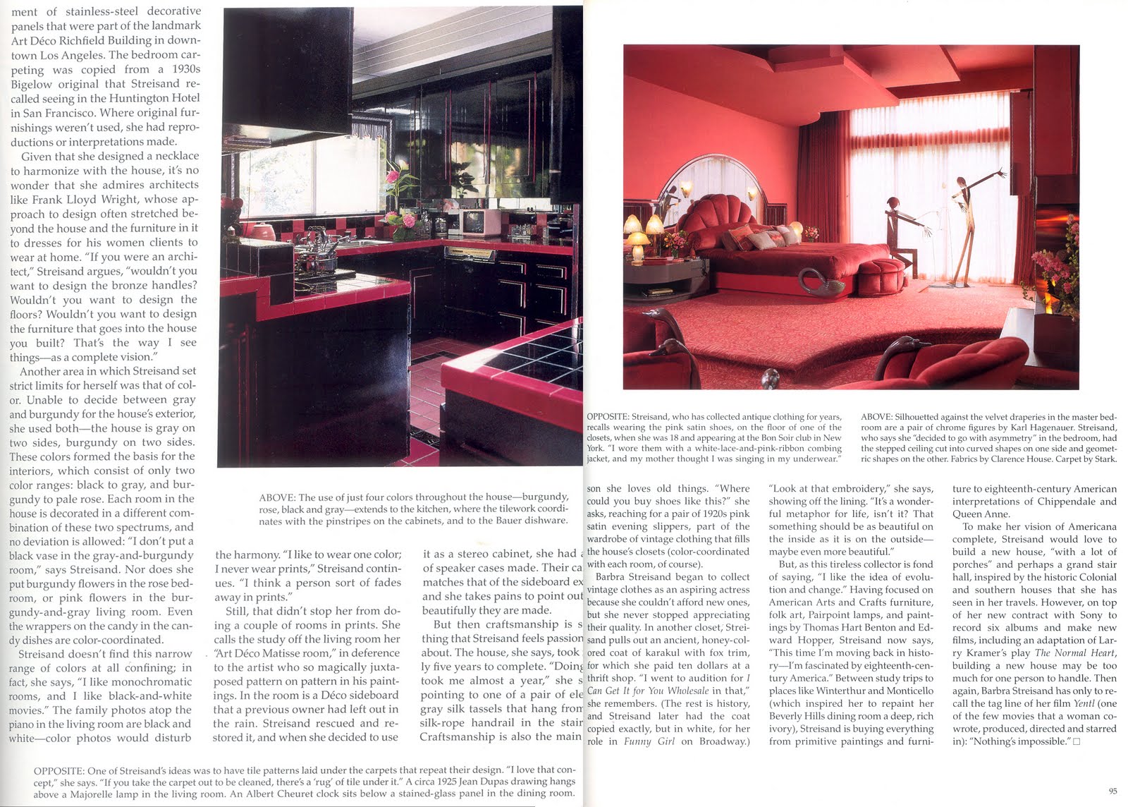 THE ART DECO Architectural digest article