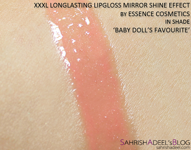 XXXL Long Lasting Lip Gloss Mirror Shine Effect by Essence Cosmetics - Review & Swatch