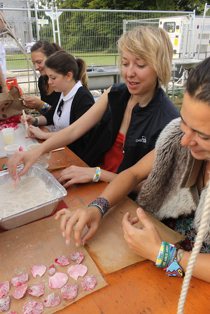  Barbie production line: crystallising rose petals