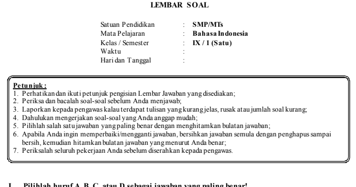 41+ Contoh Soal Utspts Prakarya Dan Kwu Pics