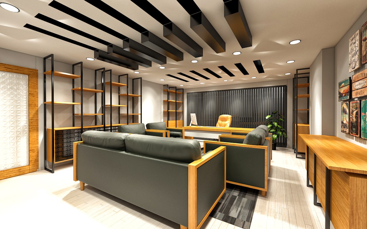3d mimari çizim 3d ofis mobilyası tasarımı, ofis fikirleri, makam