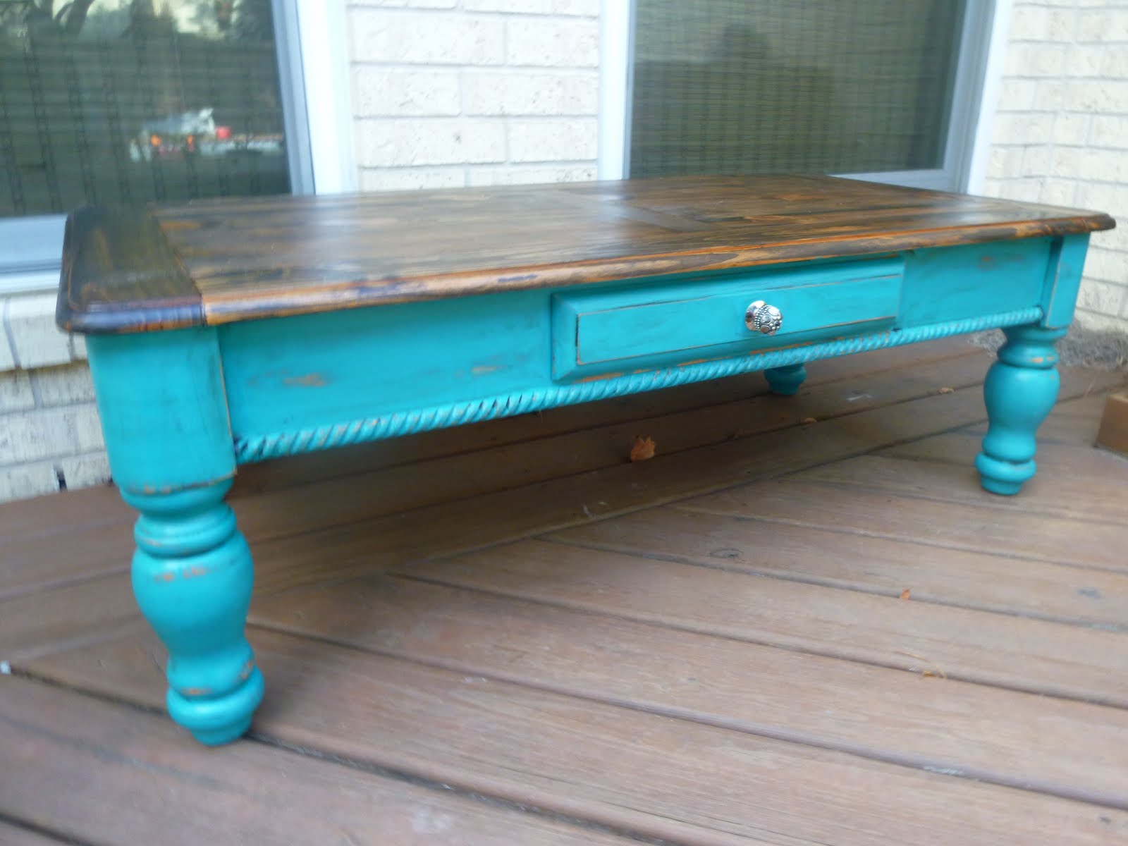 eat cake, too! Turquoise Coffee Table 200 SOLD!!!
