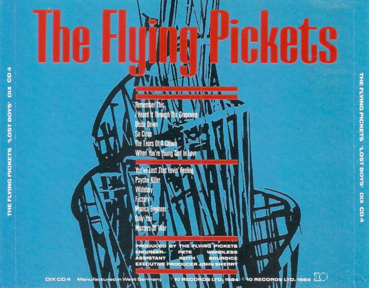 The First Pressing CD Collection The Flying Pickets Lost Boys