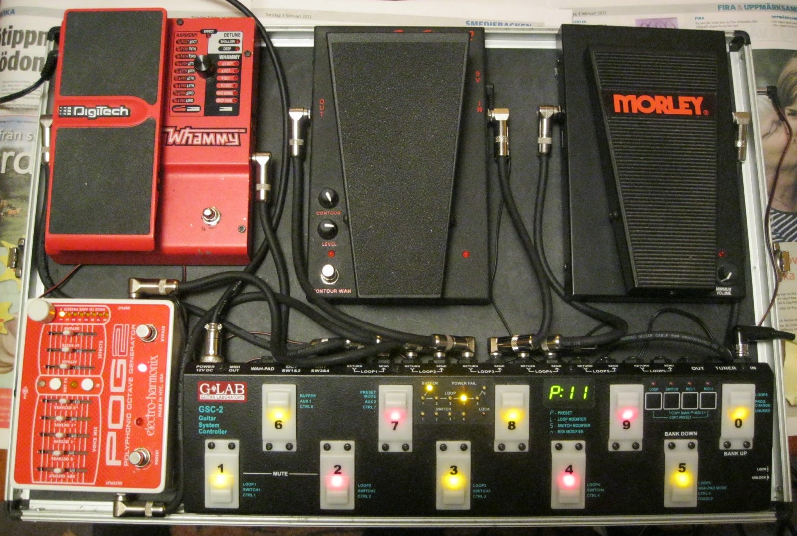 Dreaming Guitar Pedal boards