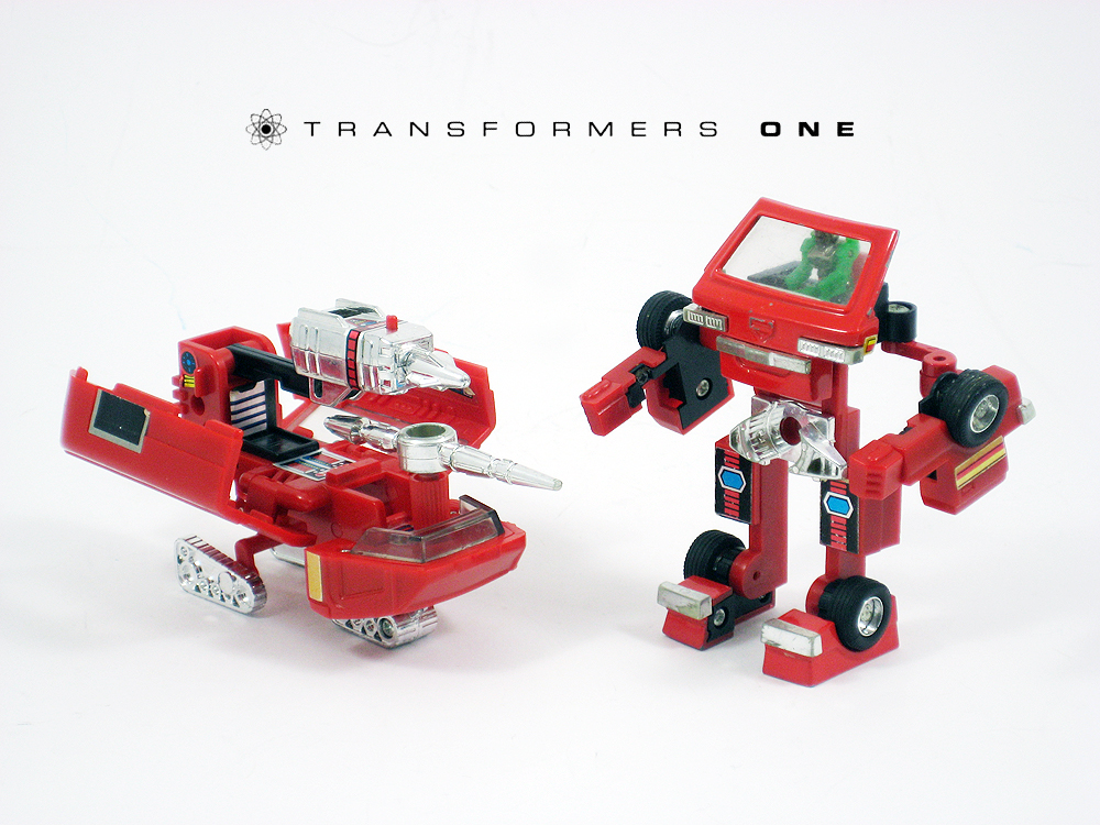 Transformers Square One Diaclone "Red Ironhide" Quickie
