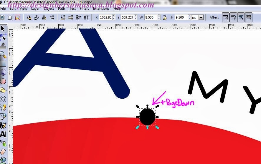 Inkscape Cara Send To Back Object