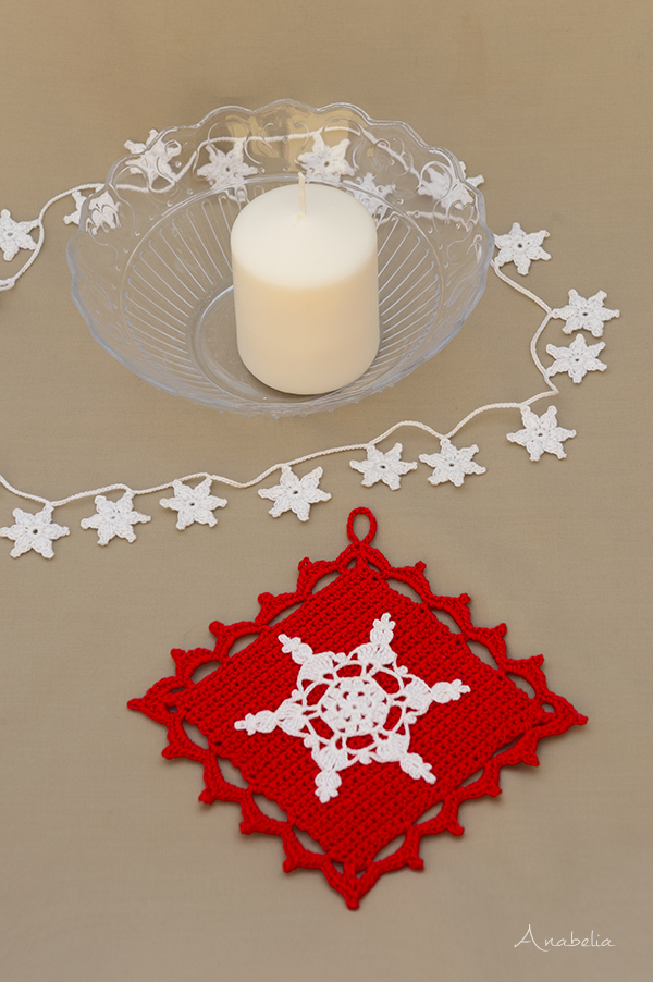 Christmas crochet decoration, Anabelia Craft Design