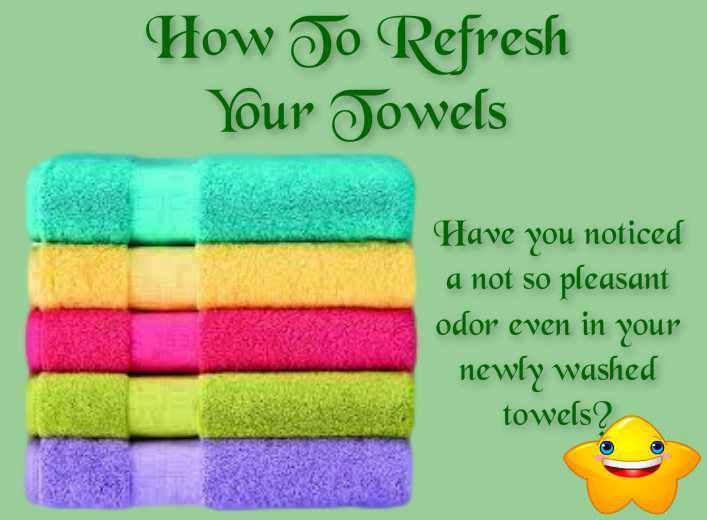 HOW TO REFRESH YOUR TOWELS