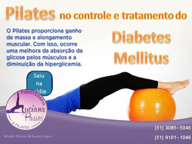 Pilates ajuda no controle e tratamento do Diabetes Mellitus