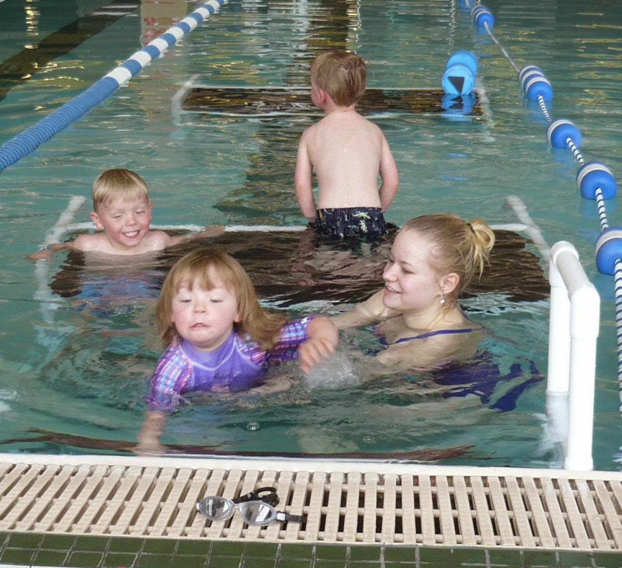 Our Journey with Triplets Swimming Lessons