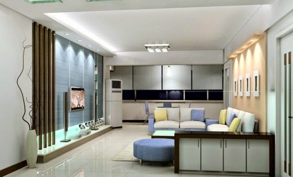 Modern TV wall &#8211; for a more pleasant evening!