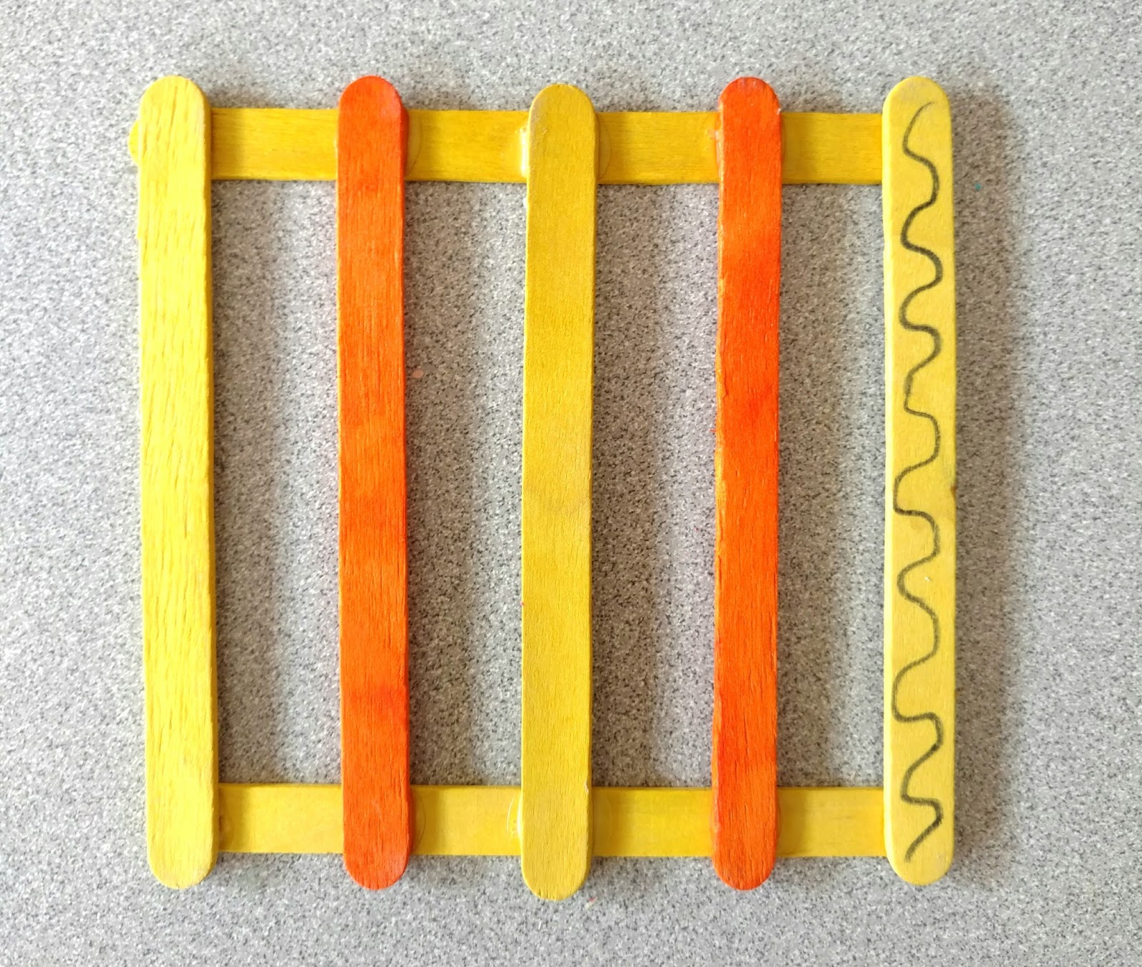 Mrs. Shu's Art Classes Weaving Popsicle Stick Looms