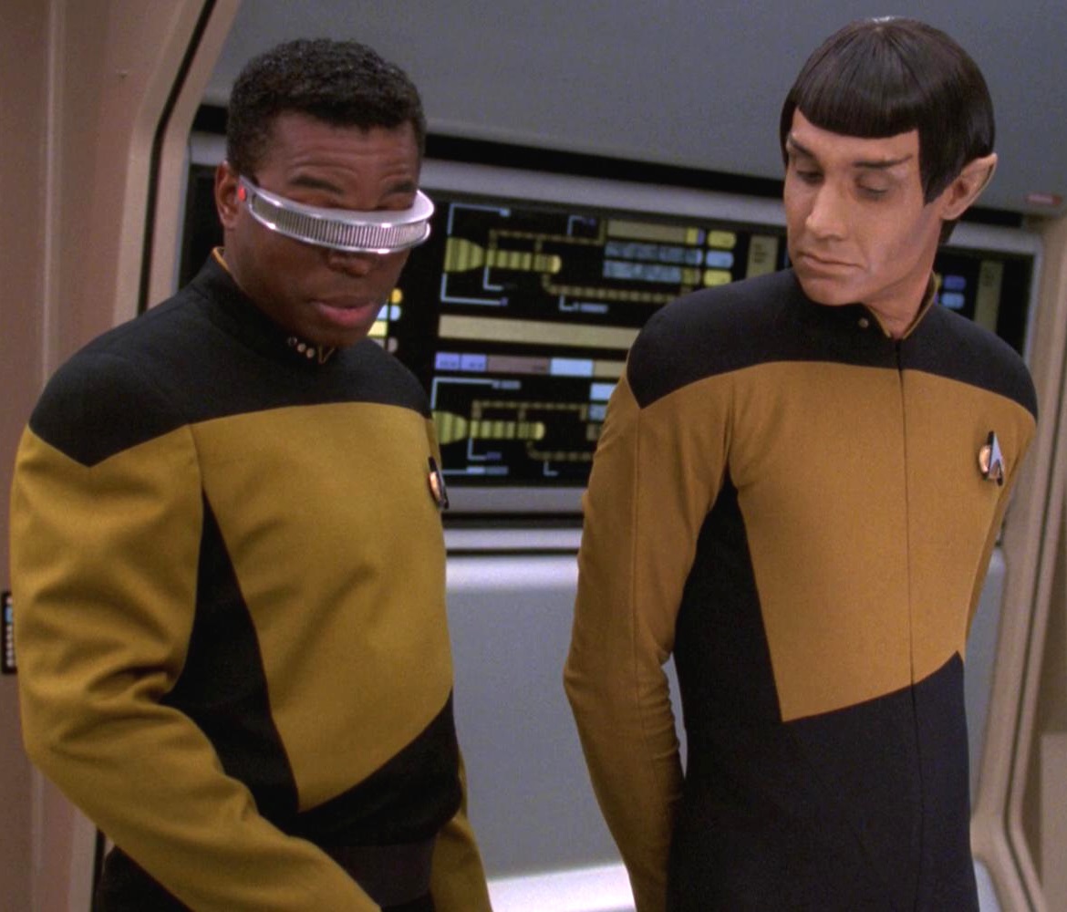 Star Trek Costume Guide Late TNG jumpsuit analysis, part 1a Fabric