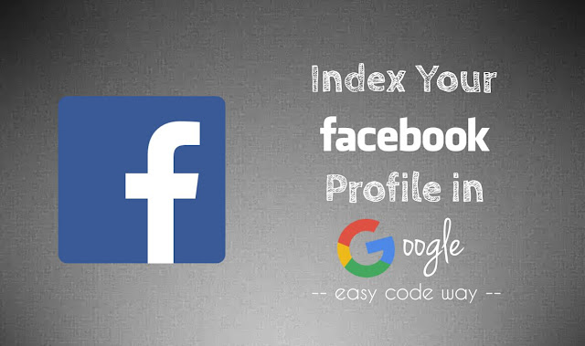 Index Facebook profile in Google