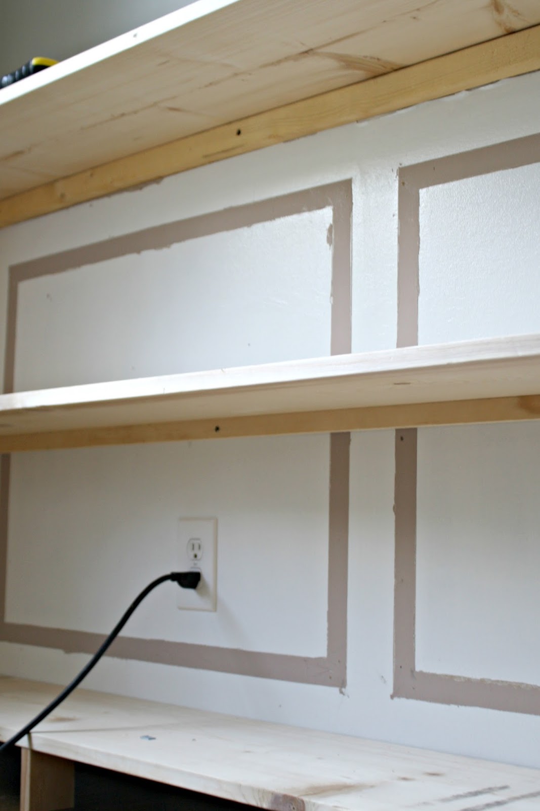 How to build a half wall bookcase Thrifty Decor Chick Thrifty DIY