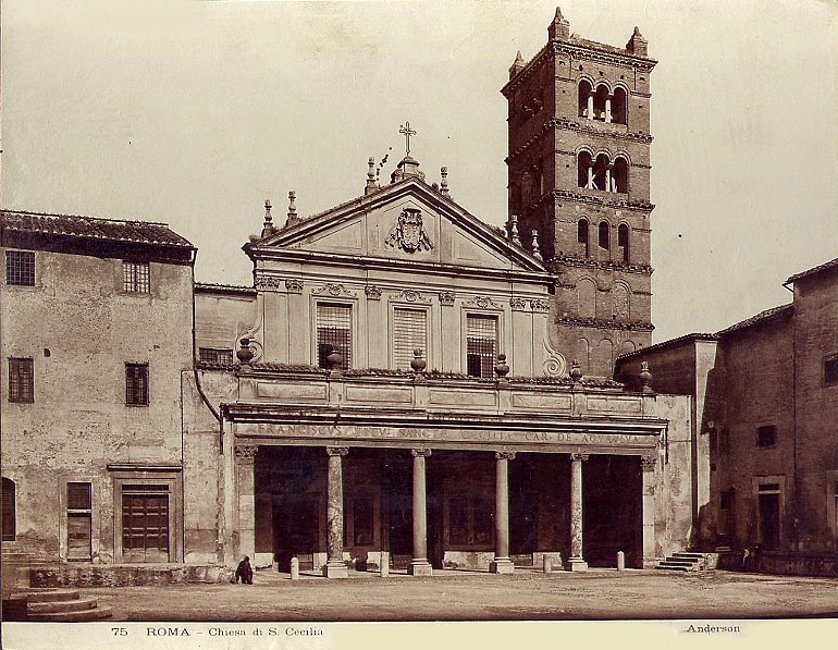 Imagen de archivo de la Basílica romana de Santa Cecilia